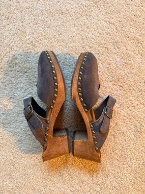 Navy Blue Sandgrens Clogs